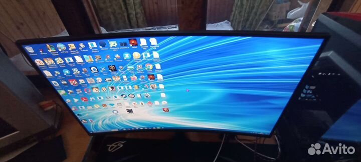 Монитор samsung, 27 дм, 2к, изогнутый