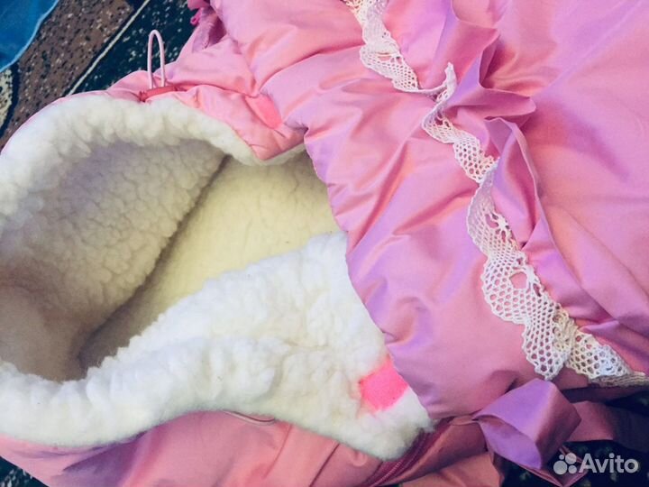 Зимний конверт-одеяло в коляску