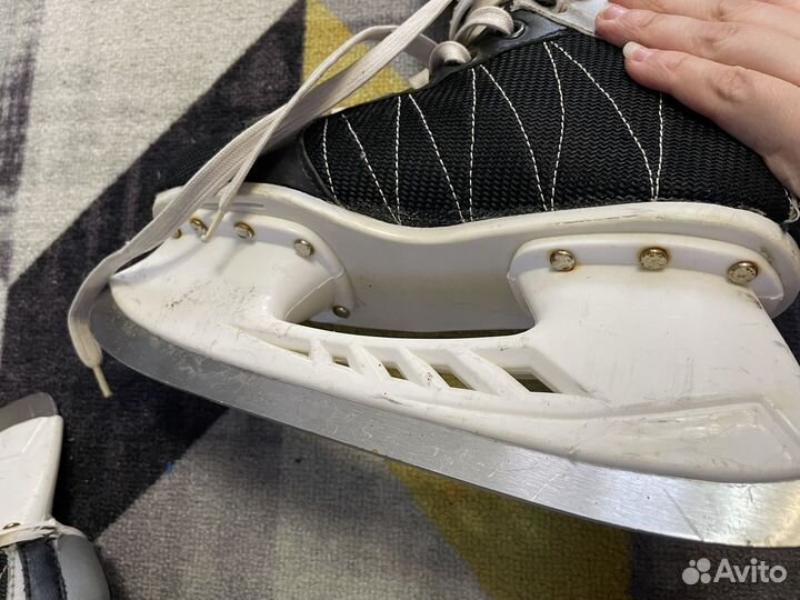 Хоккейные коньки bauer 38 размер