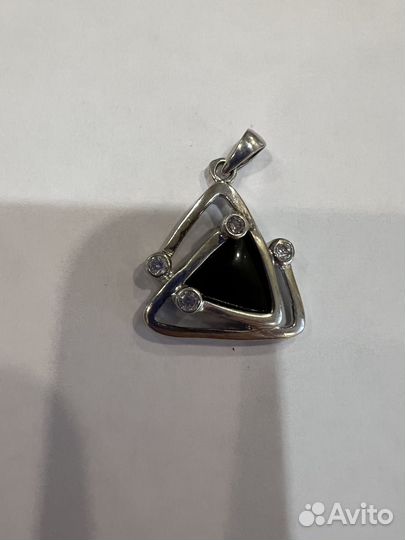 Серебряный кулон, винтаж
