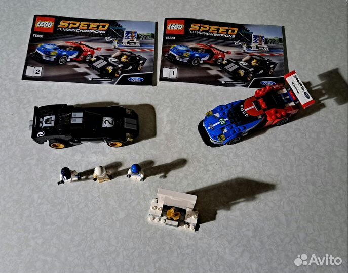 Lego 75881 2016 Ford GT & Ford GT40 1966