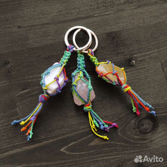 Брелок с натуральным камнем