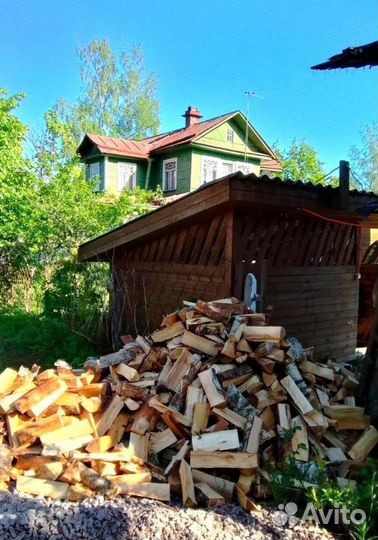 Дрова сухие навалом