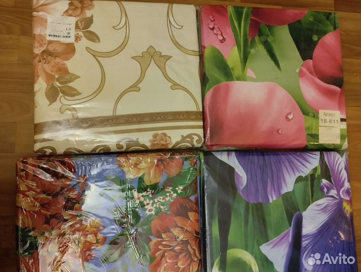 Новое постельное бельё, 1.5сп