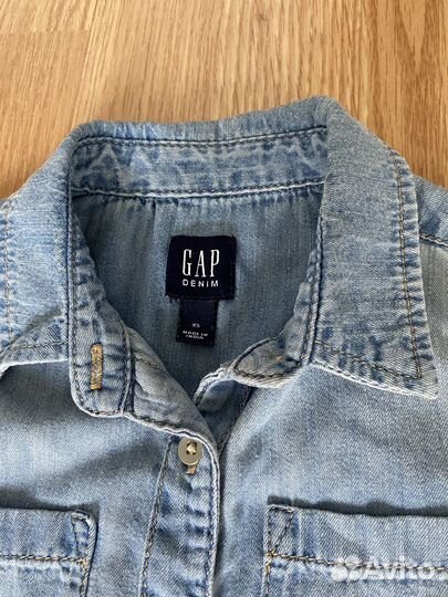 Фирменные рубашки для девочки 122 см