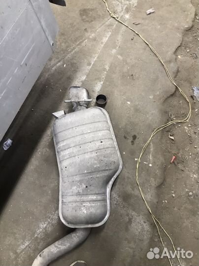 Задняя банка глушителя bmw х3 е83 2.0 дизель