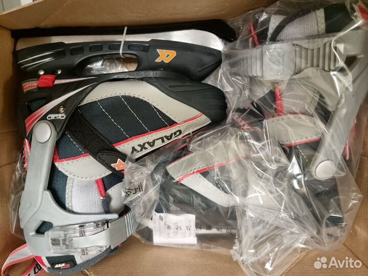 Коньки раздвижные новые galaxy boy 28-31