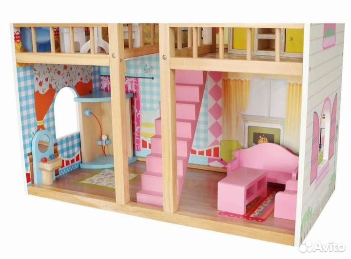 Кукольный домик Demi star 14 предметов новый