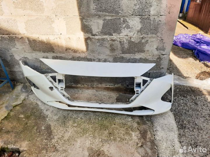 Бампер на hyundai solaris