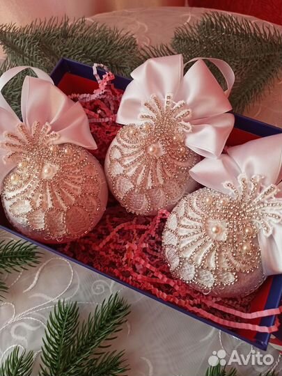 Елочные шары ручной работы