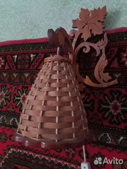 Светильник настенный из бересты 2шт