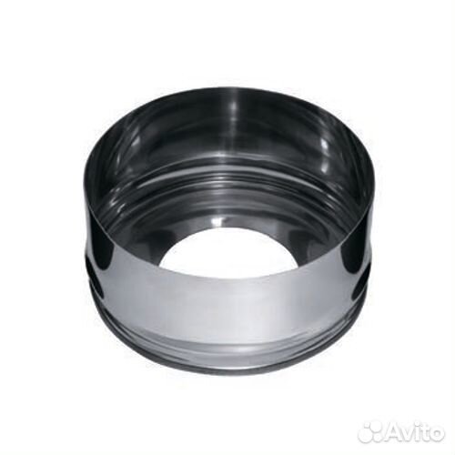 Заглушка ferrum с отверстием (430/0,5мм) Ф160x250