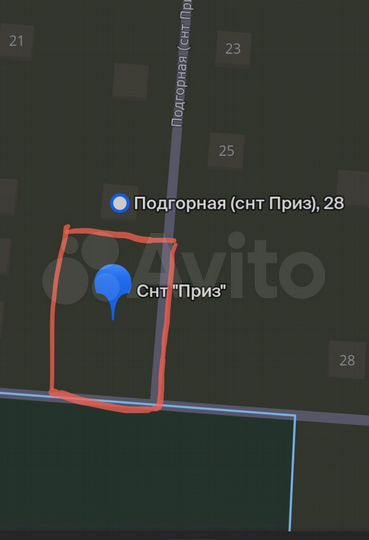 Участок 13,8 сот. (СНТ, ДНП)