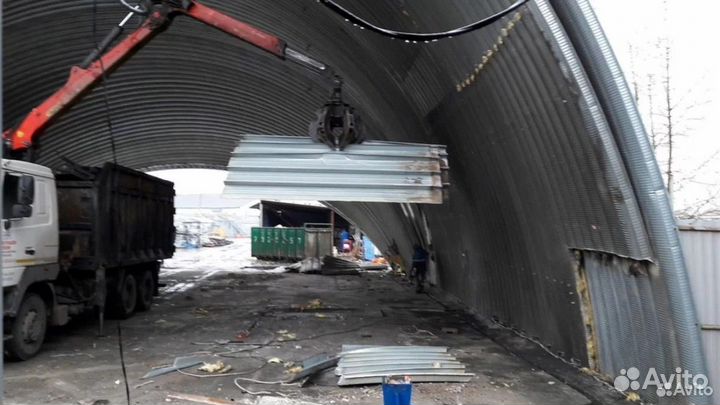 Демонтаж металлоконструкций под ключ