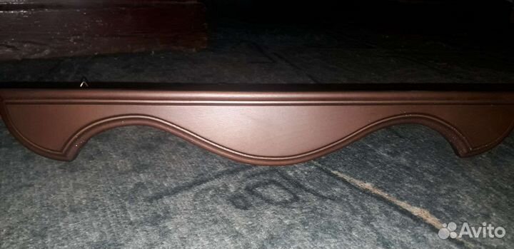 Полка навесная угловая