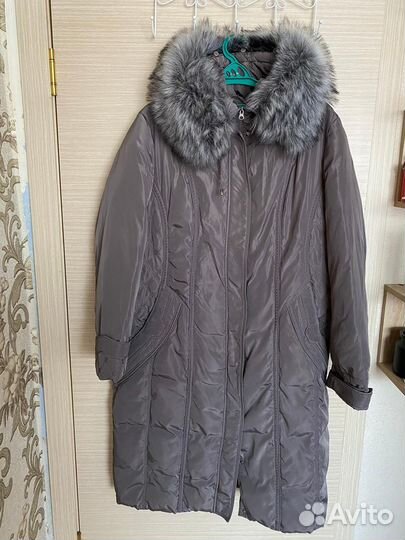 Пальто женское размер 54, б/у состояние отличное