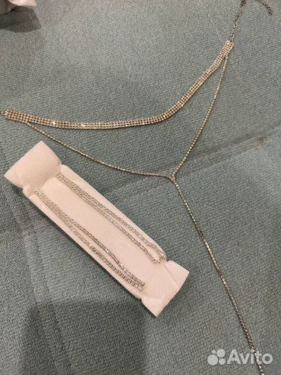 Чокер и серьги набор новый