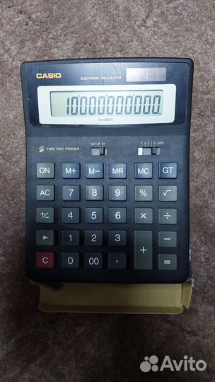 Калькулятор casio DM-1200
