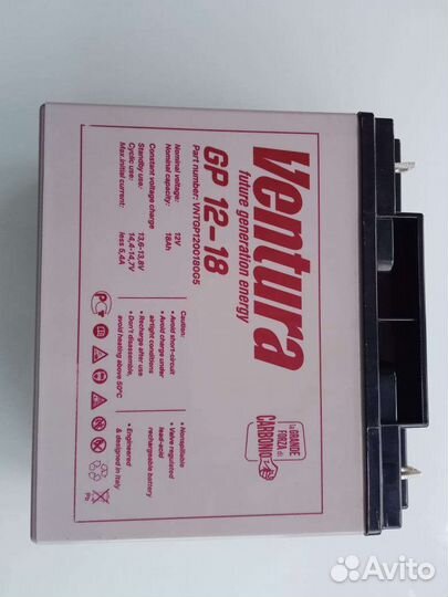 Акб 12В 18 а.ч