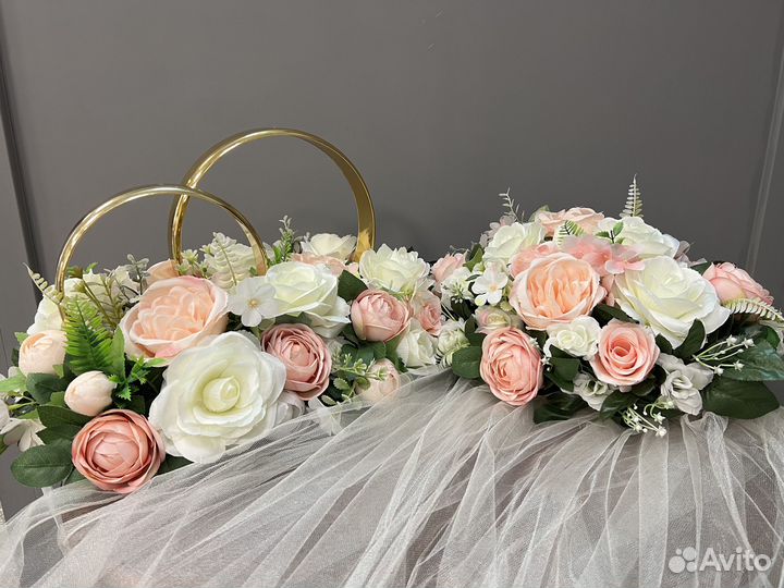 Свадебные украшения на авто