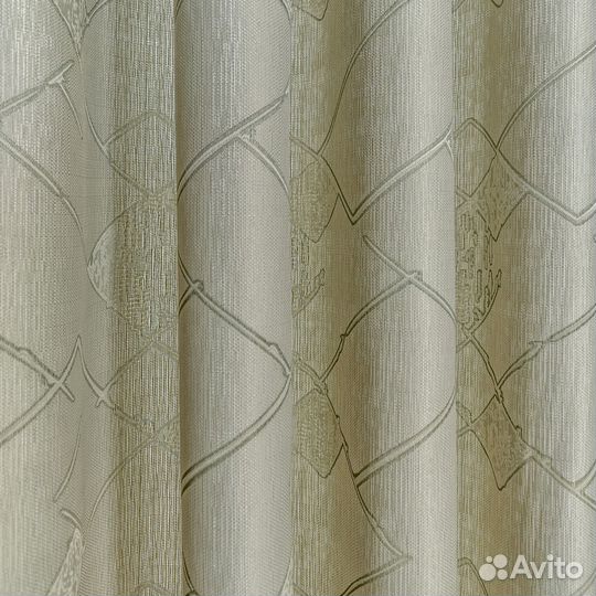 Шторы жаккард иззи фисташка новые на окна пошив