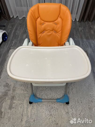 Детский стульчик для кормления chicco polly