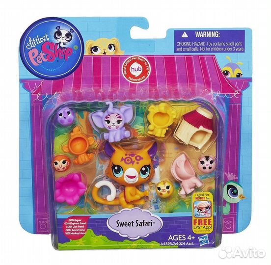 Набор Littlest pet shop(LPS) sweet safari #3200