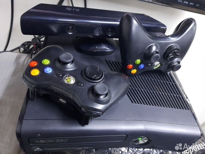 Xbox 360 slim 250gb 68 игр