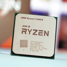 Процессор AMD Ryzen 5 5600X 6 ядер, новый гарантия