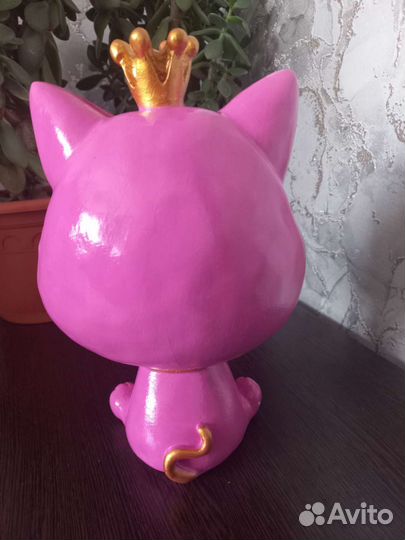 Шикарная конфетница Розовая Кошечка