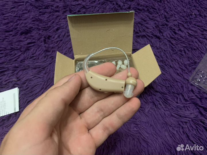 Заушный слуховой аппарат новый
