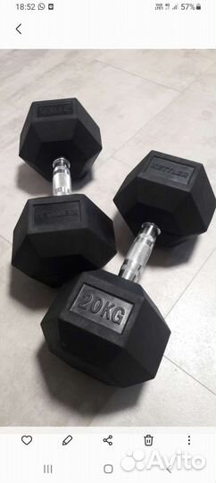 Гантели kettler 20 кг