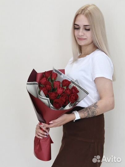 Букет Рубиновое сияние