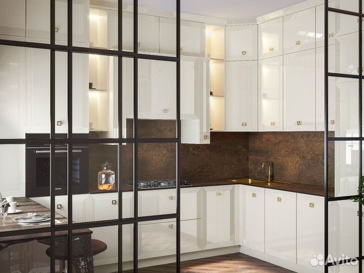 Кухня в Неоклассическом стиле из мдф «Mirabel»