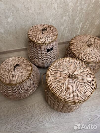Корзины плетёные на заказ