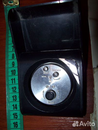 Дорожный складной будильник заря СССР 1980г механи