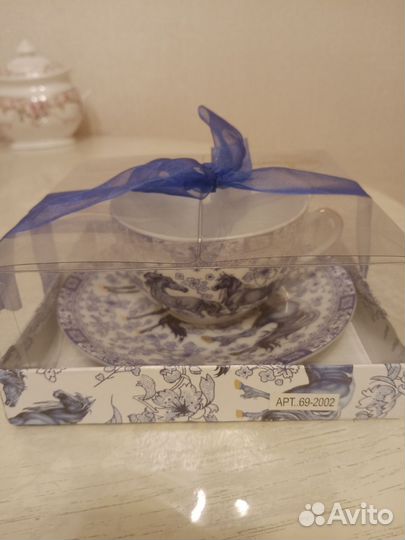 Чашка с блюдцем