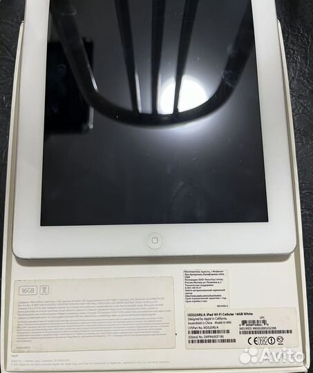 Планшет iPad 4 16gb White Wi-Fi + Cellular