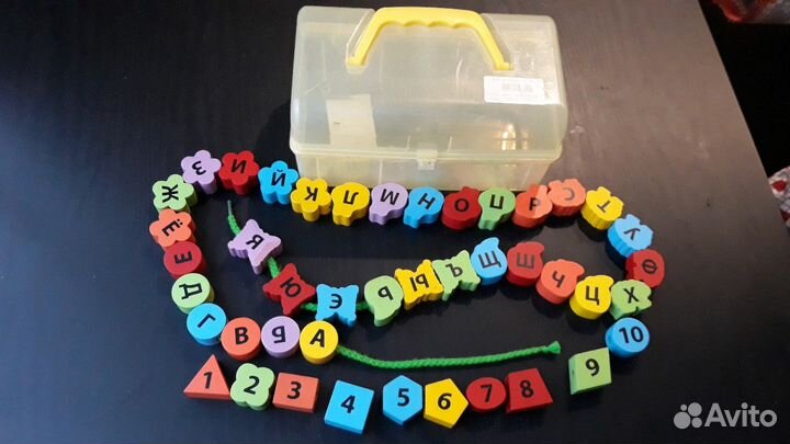 Кубики алфавит деревянные