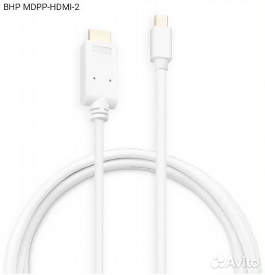 Видеокабель buro miniDisplayPort (M) - hdmi (M) 2