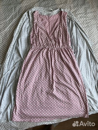 Комплект халат + 2 сорочки для беременных