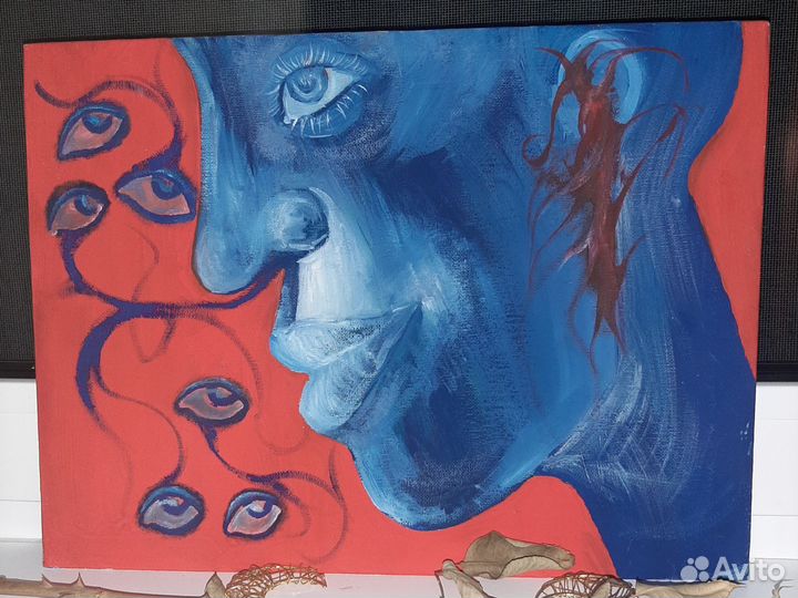 Картина гуашью