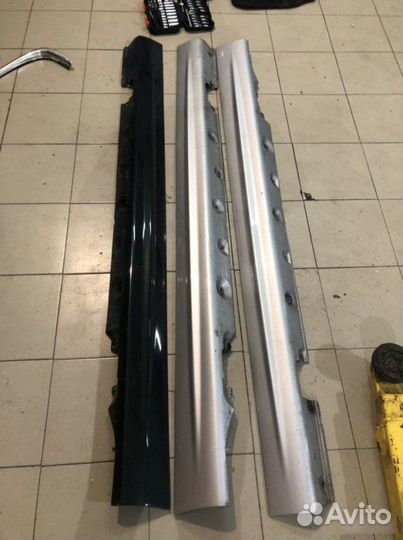 Накладки порогов Bmw 3 E46