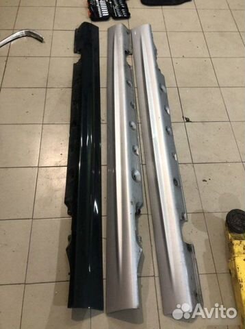 Накладки порогов Bmw 3 E46