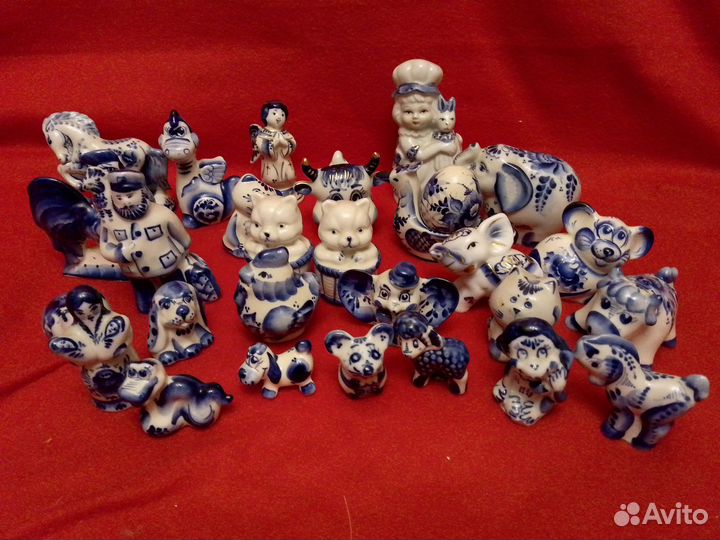 Статуэтки гжель