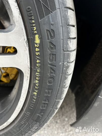 Резина r18 bmw e 60 лето