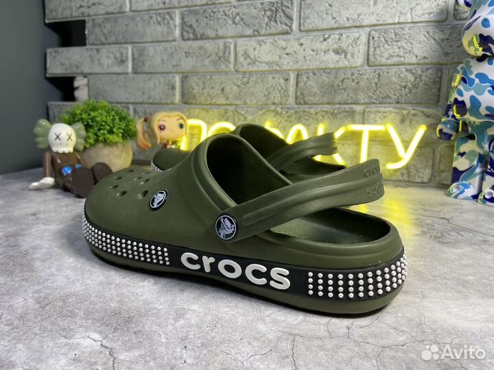 Crocs сабо мужские хаки