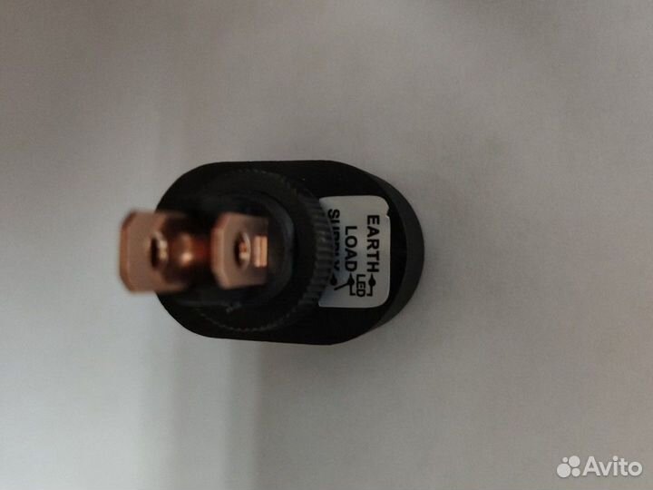 Овальный клавишный выключатель 12В 30А