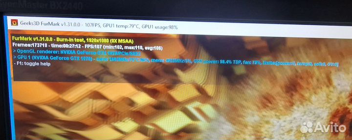 Видеокарта Gigabyte GTX 1070 windforce OC 8GB