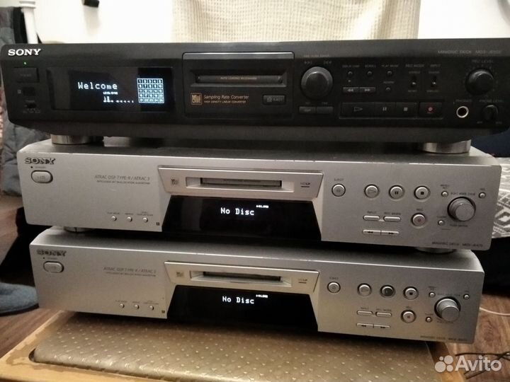 Минидисковые деки sony